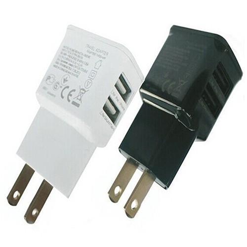 Củ sạc 2 cổng USB 5V 2.1A thích hợp cho Samsung iPhone iPad iPod