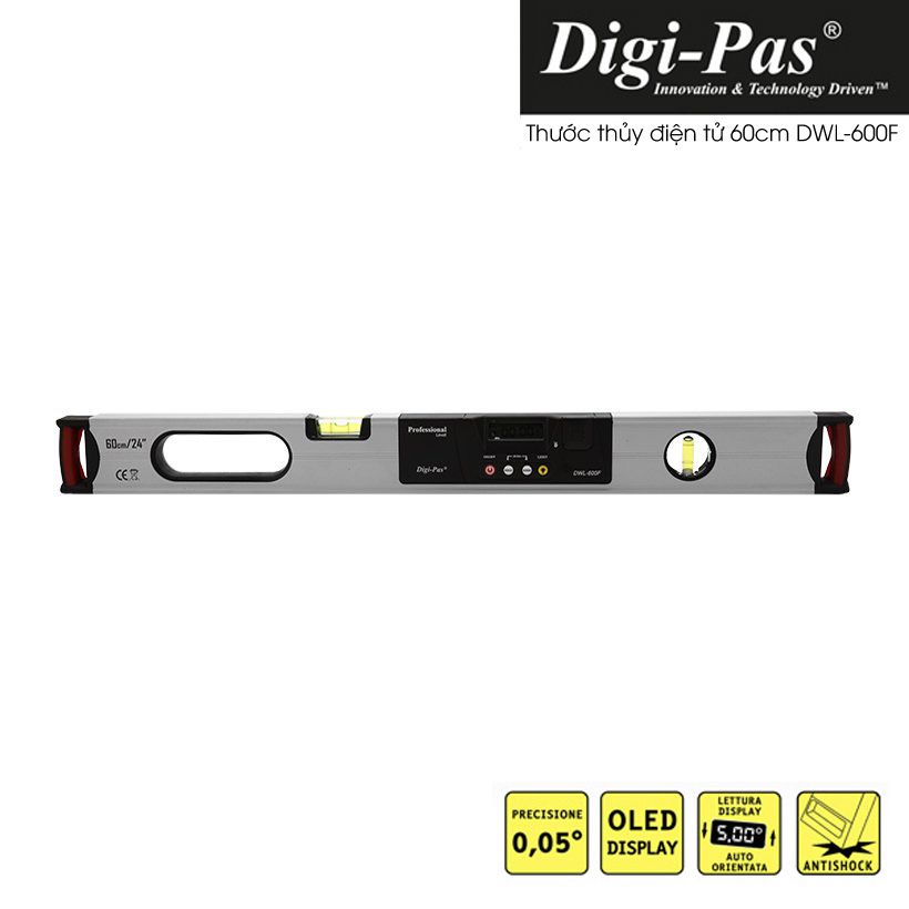 Thước thủy điện tử Digi-Pas DWL-600F