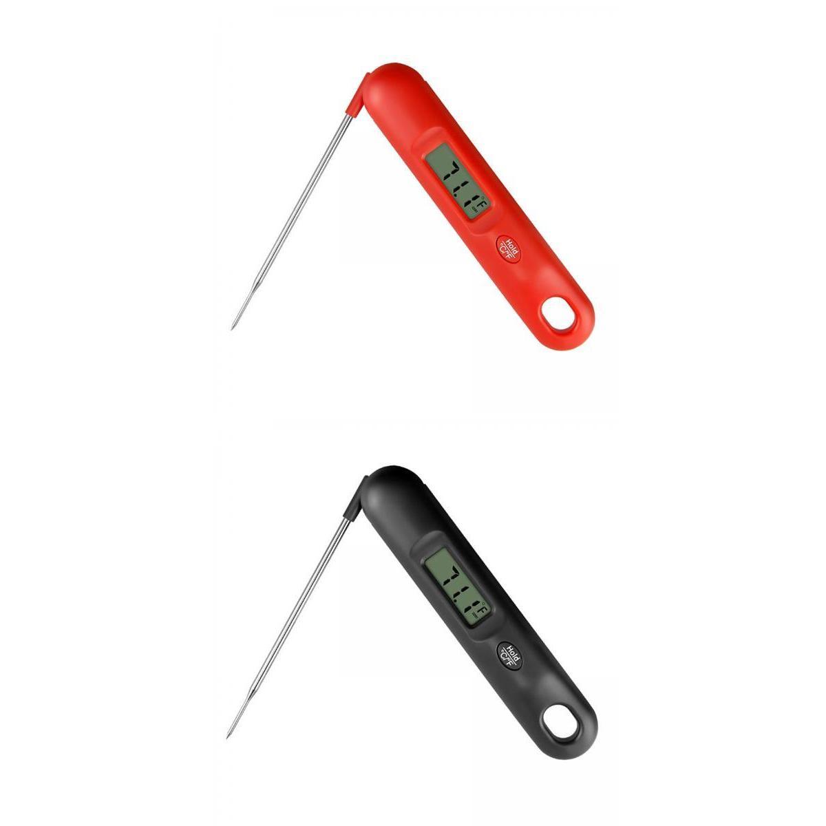 2x Digital Meat Thermometer Ultra Fast Read Thermometer W/Backlight for Kitchen