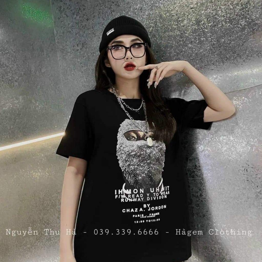 Aó Thun Túi zip Tay Lỡ Nam Nữ Mặc Được Chất Coton Thấm Hút Mồ Hôi Siêu Mát -