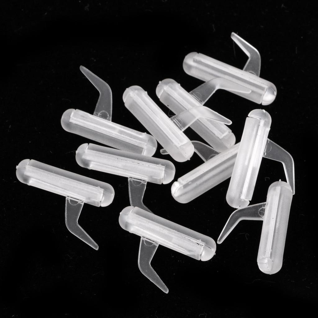 10pcs Carp Fishing Tackle Accessory Plastic Fishing Tools Anti Clips