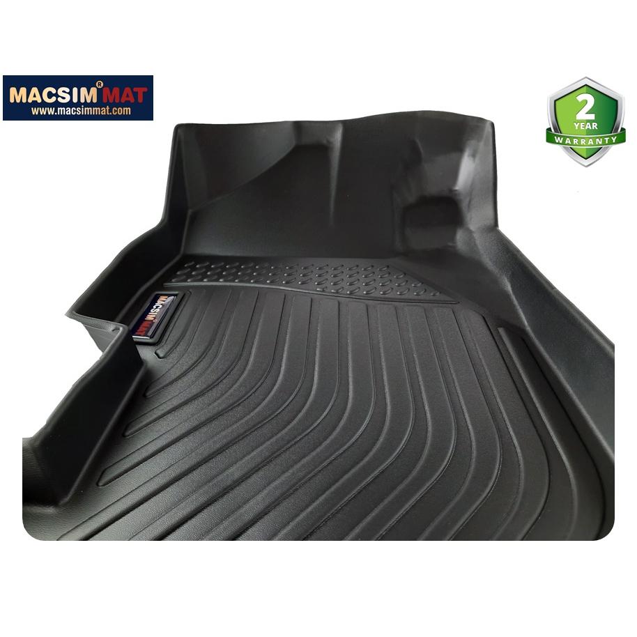 Honda Brio 2018-2020 -Thảm lót sàn xe ô tô Nhãn hiệu Macsim chất liệu nhựa TPE hàng loại 2