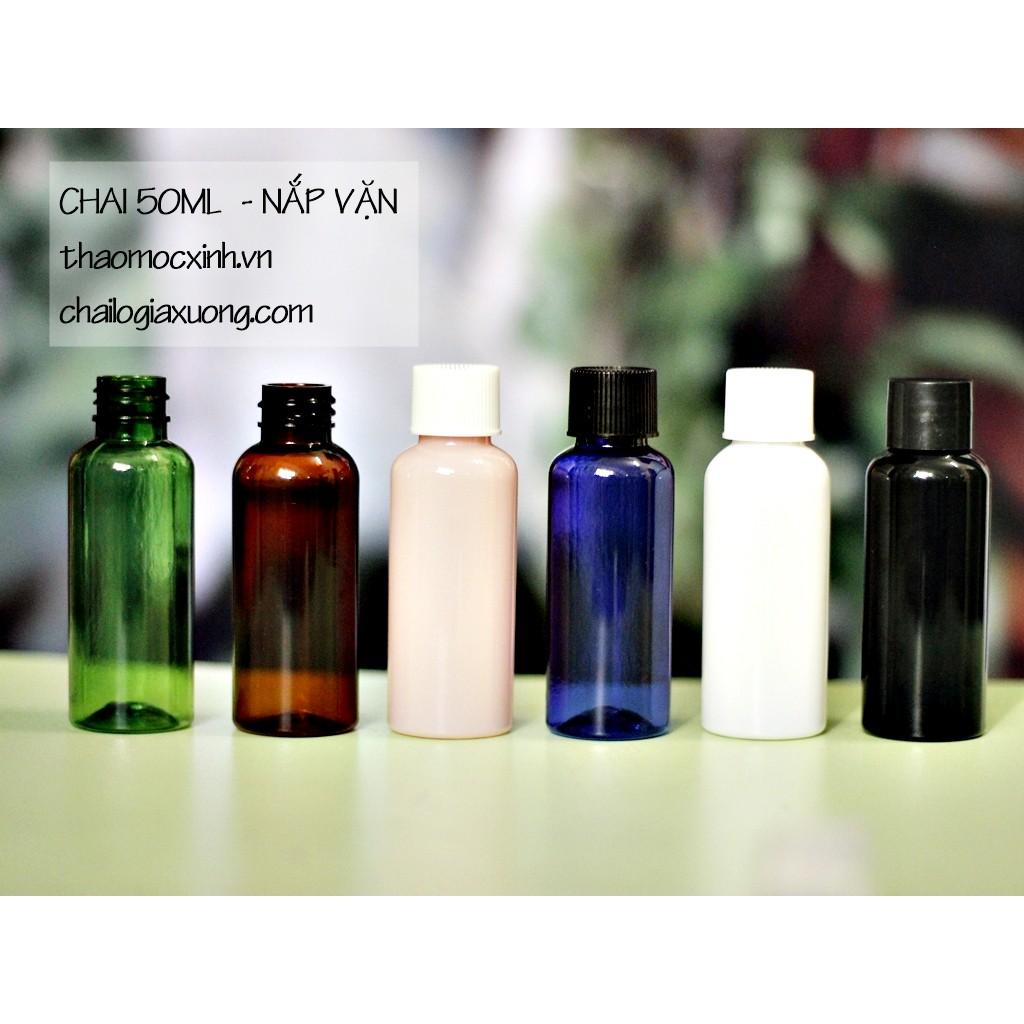 CHAI NHỰA 50ML NẮP BẬT XỊT PHUN SƯƠNG,VÒI KHÓA,NHẤN GIỌT