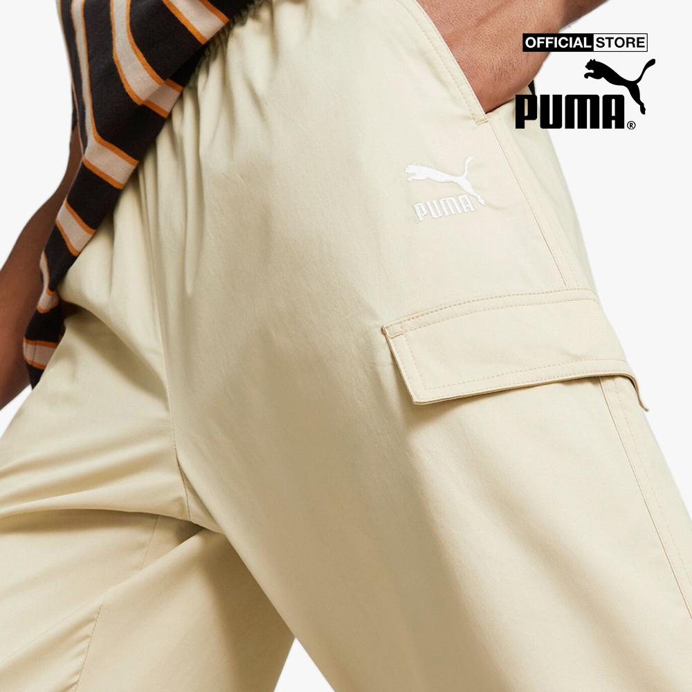 PUMA - Quần dài tập luyện nam lưng thun túi hộp Classics Woven 535605