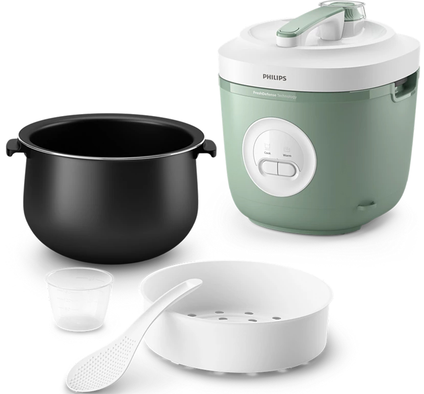 Nồi Cơm Nắp Gài Philips 1.8 lít HD3212/32 - Hàng Chính Hãng