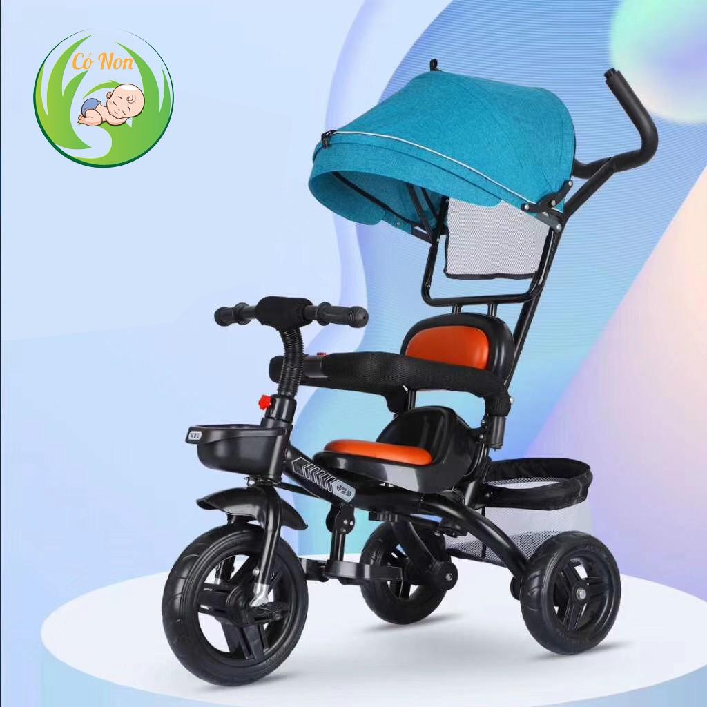 Xe đẩy 3 bánh mái che yên bọc da cao cấp SDY 330