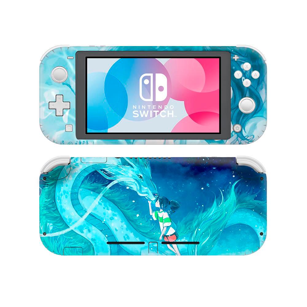 Skin decal dán Nintendo Switch Lite mẫu Spirited Away (dễ dán, đã cắt sẵn)