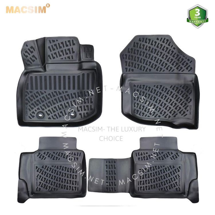 Thảm lót sàn ô tô nhựa TPU Silicon Honda City 2009-2013 Nhãn hiệu Macsim