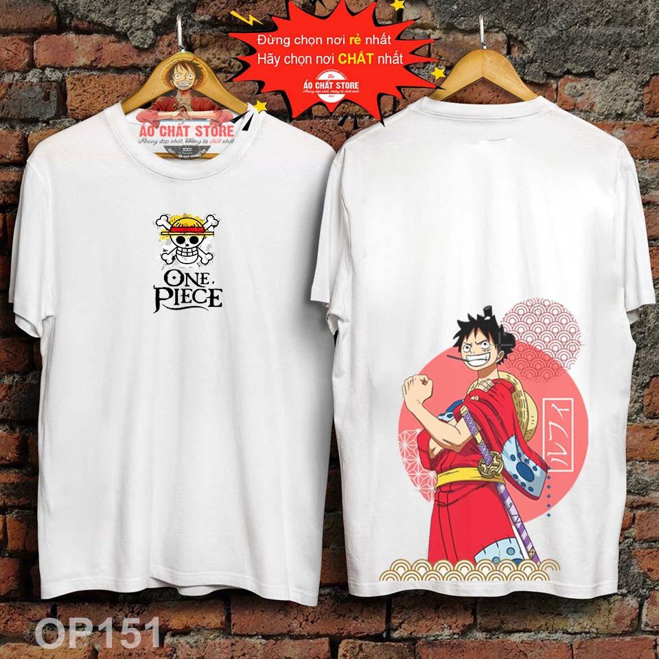 BST áo phông One Piece in hình đẹp Mẫu Áo in hình Luffy Gear 4 giá cực rẻ OP83