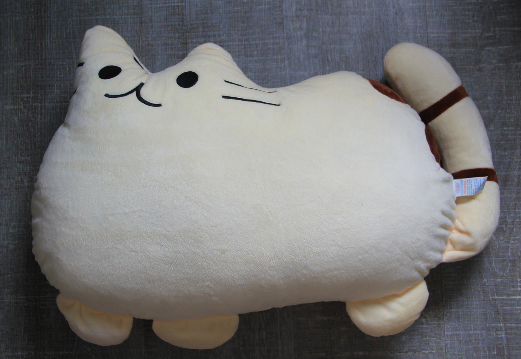 Thú Nhồi Bông/ Gấu Bông Mèo Pusheen Siêu Mềm 50 cm (Tặng kèm móc khóa da bò thật màu ngẫu nhiên) BA00159