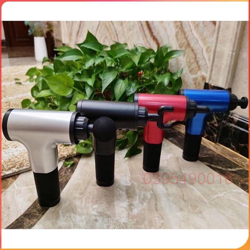 Máy massage cầm tay, mát-xa bấm huyệt Cao Cấp 4 đầu 6 chế độ trị nhức mỏi vai gáy, đau giãn cơ