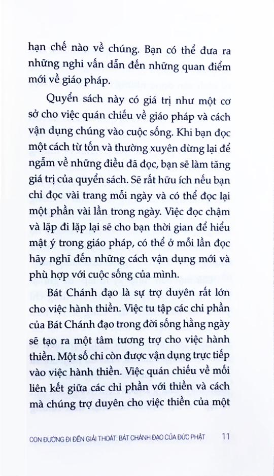 Sách - Con Đường Đi Đến Giải Thoát - Bát Chánh Đạo Của Đức Phật
