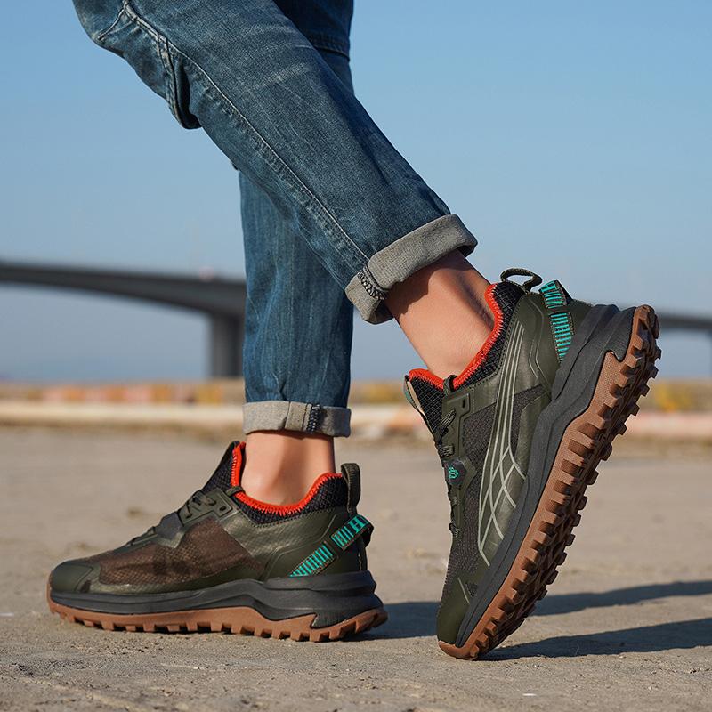 Đi bộ đi bộ đi bộ đi bộ đi bộ đi bộ đường dài thể thao ngoài trời. Color: Black Shoe Size: 45