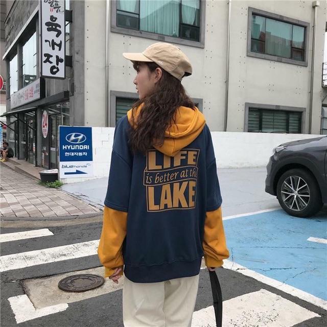 Áo Hoodie phối tay siêu chất khách nhé