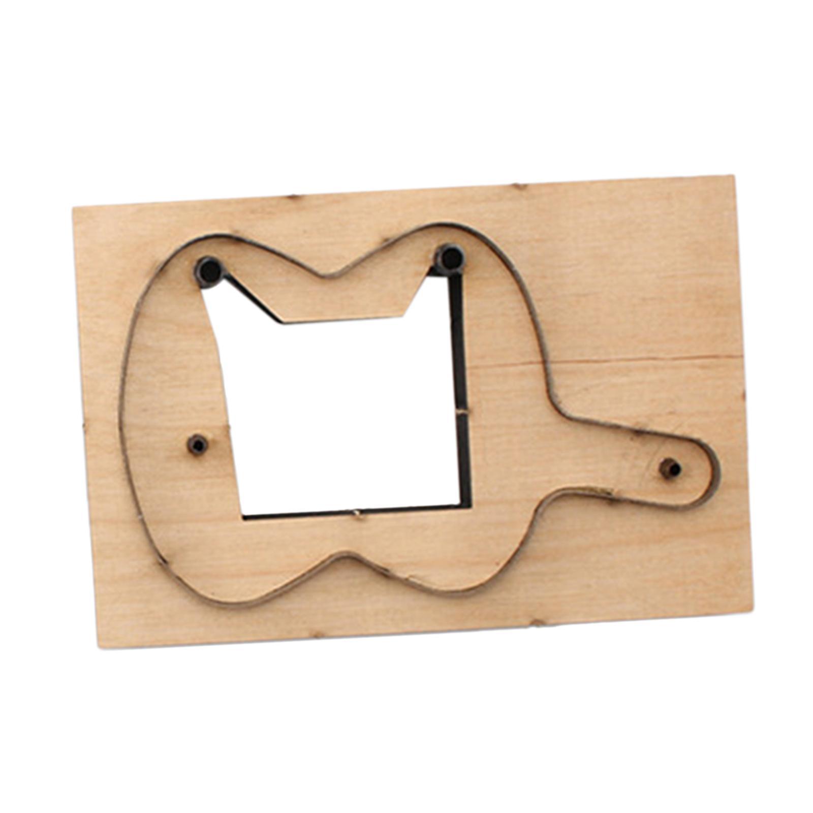 Leather Keys Bag Template Wooden DIY Handmade Punch Tool Key Purse Templates