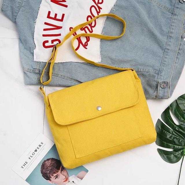 Túi đeo chéo trơn đơn giản dễ thương