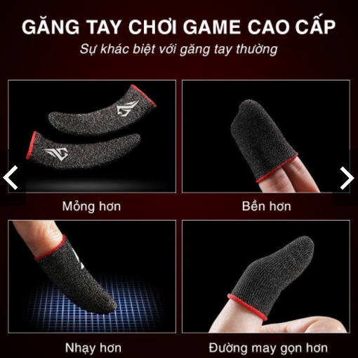 GĂNG TAY CHƠI GAME MEMO CAO CẤP TĂNG ĐỘ CẢM ỨNG