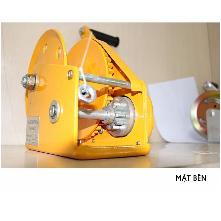 Tời Quay Tay Không Cáp 2600LBS Tải Trọng 1179 Kg Hỗ Trợ Nâng Hạ Hàng Hóa