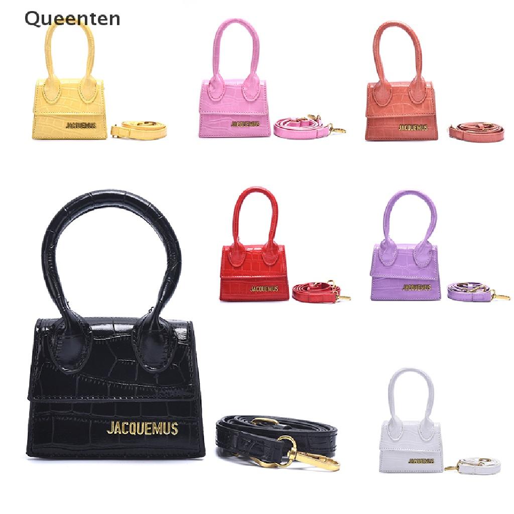 Queenten Jacouemus Brand Women Bag Leather Designer Crossbody Bags Small PU Handbag QT