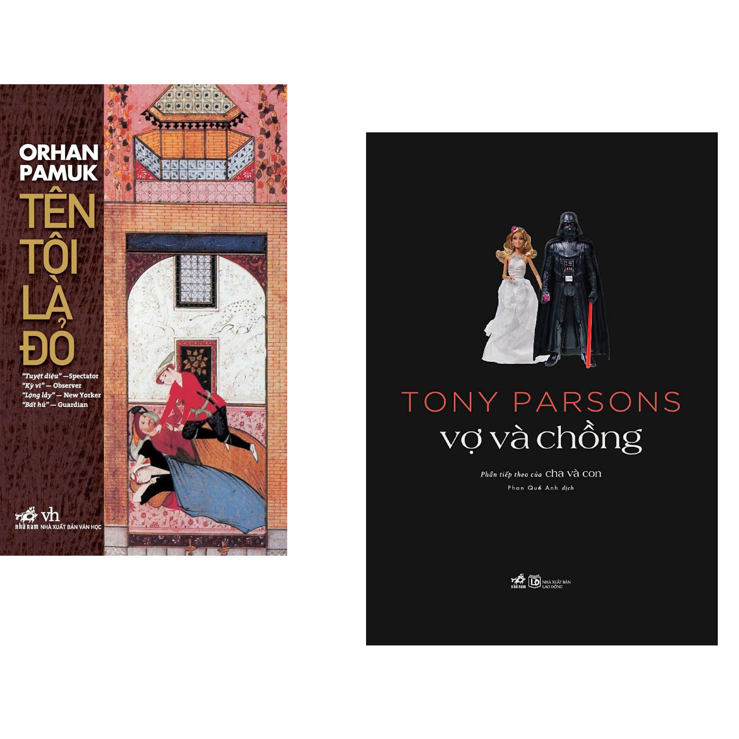 Combo 2 cuốn sách: Tên tôi là đỏ + Vợ và chồng