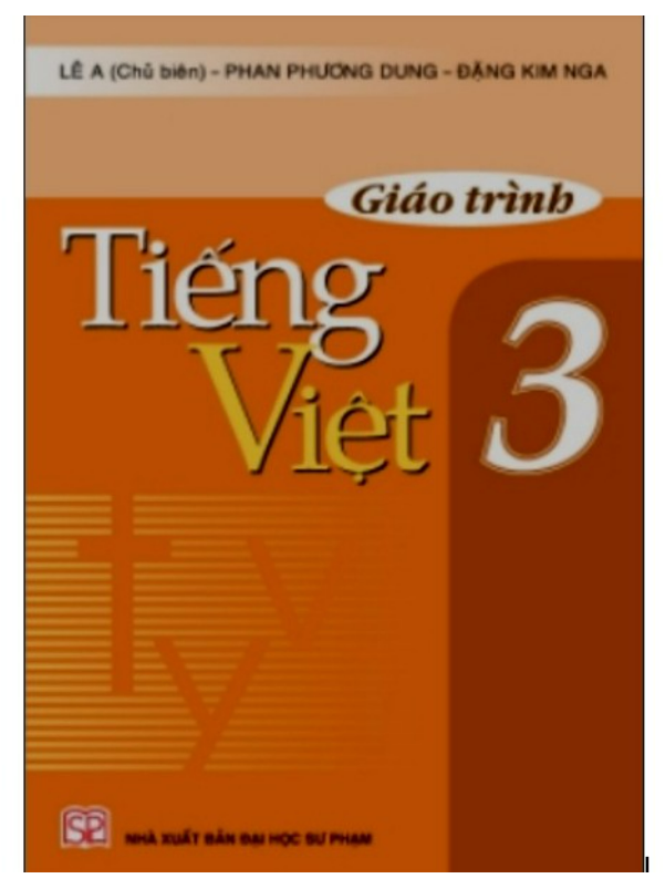 Sách Giáo trình Tiếng Việt 3