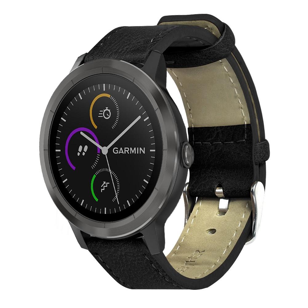 Dây đeo da mềm mại dành cho đồng hồ thông minh Garmin Vivoactive 3