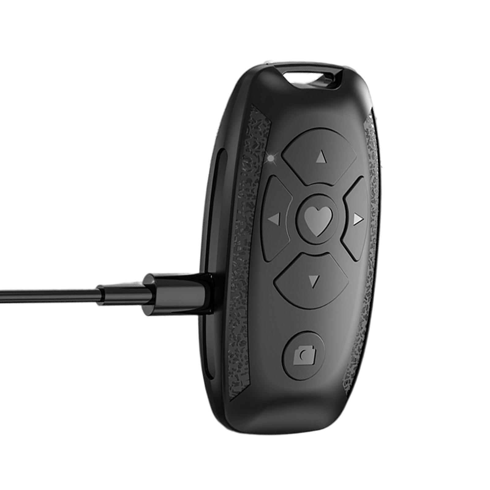 Bluetooth Camera Shutter Remote Selfie Button Accessories Black