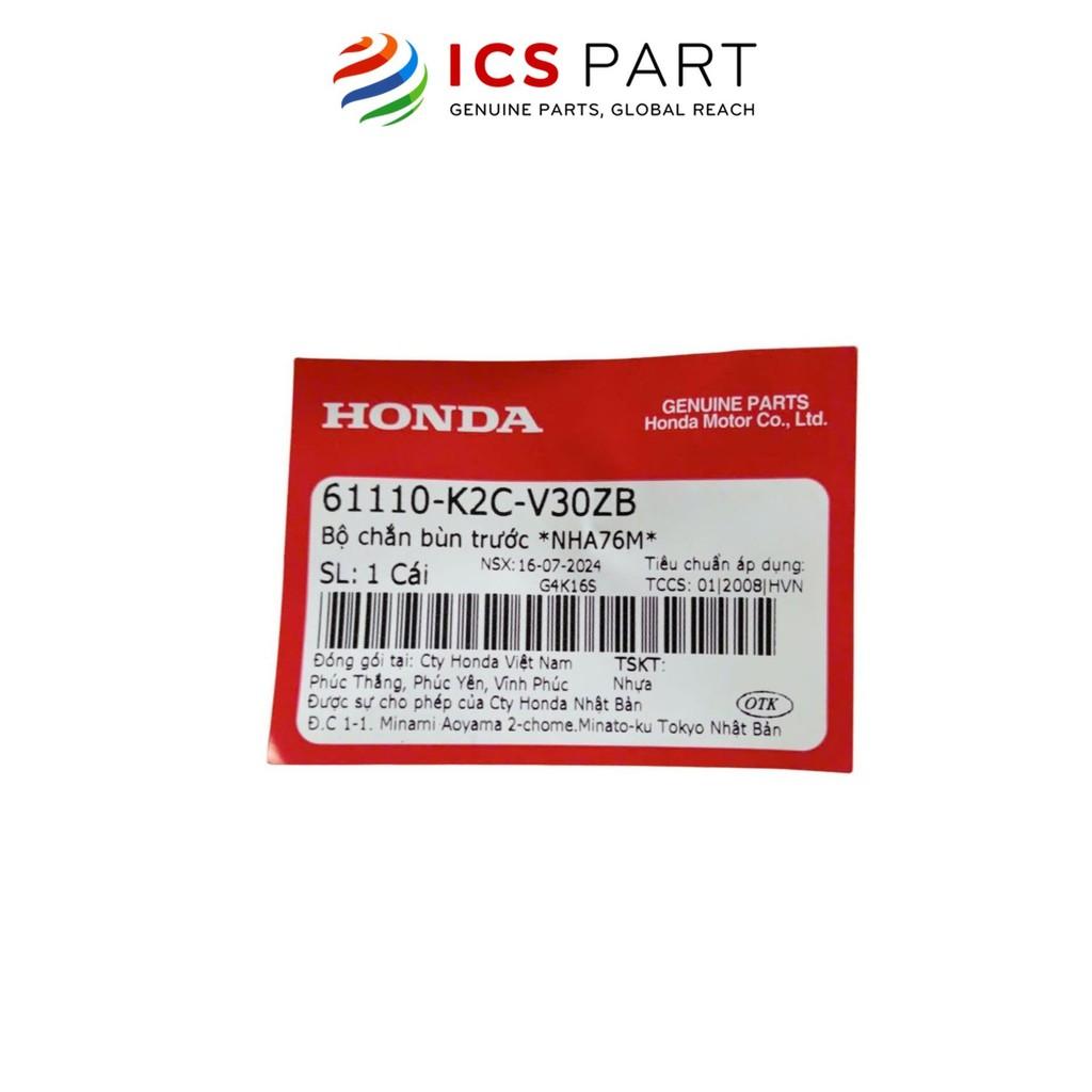 Dè Trước (Chắn Bùn Trước) HONDA Vision 2021 K2C 2021 Đen Sần Bản Thể Thao Nha76M Có Tem (61110K2CV30ZB)