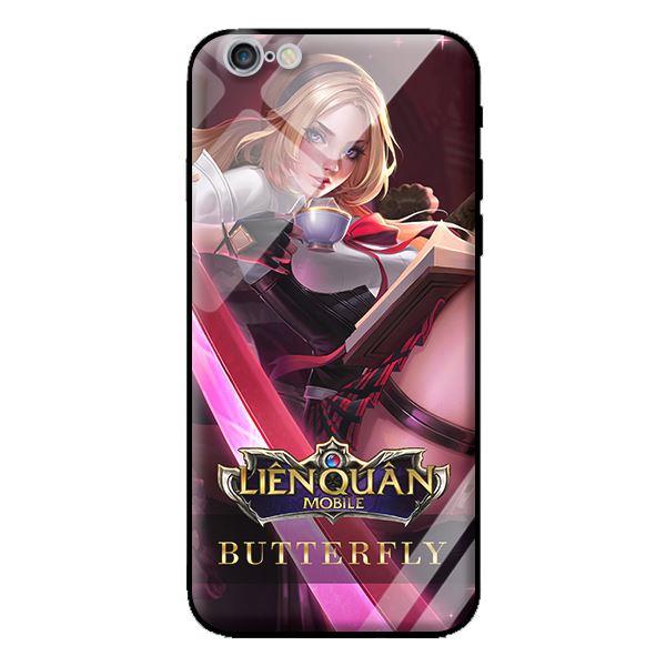 Ốp kính cường lực cho iPhone 6 Plus Liên Quân Butterfly - Hàng chính hãng