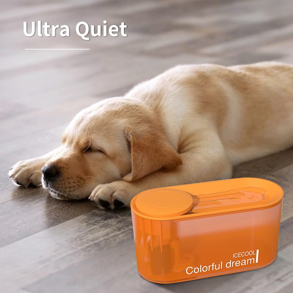 Máy lọc nước tự động cho thú cưng 1.3L hình chữ U,chất liệu PVC