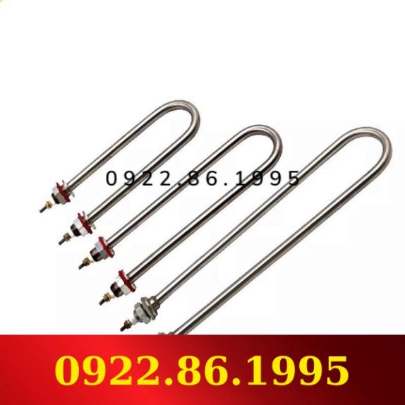 Điện trở đun nước chữ U đơn công suât 2kw 2,5kw chiều dài 23cm điện áp 220V 380v ( Điện trở nồi phở,nồi hơi, nồi c
