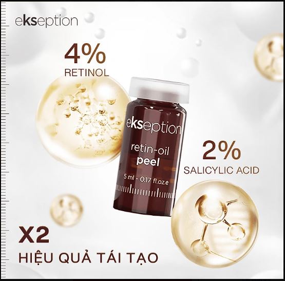 Ekseption Retin-iol Peel – Peel giảm nhăn, chống lão hóa 5ml