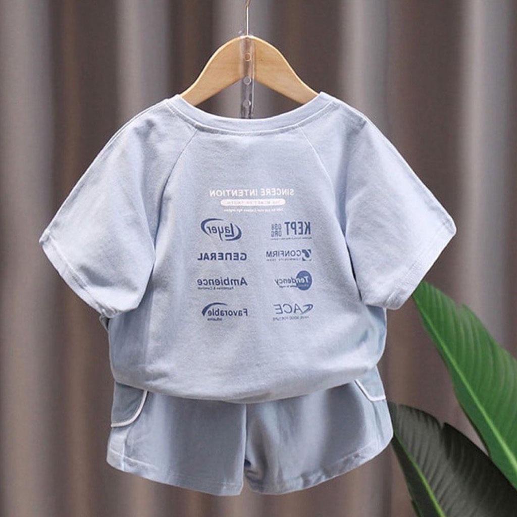 Bộ cộc tay cho bé ROSY KIDS, Đồ bộ bé trai chất cotton Cao Cấp cho bé từ 6- 25kg