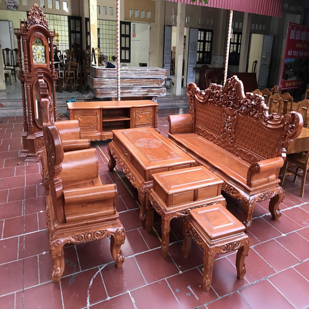 Bộ Bàn Ghế Hoàng Gia Gỗ Gõ Đỏ