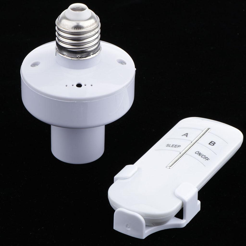 E27 Remote Control Lamp Head E27 Lamp Holder For Home Shopping Mall