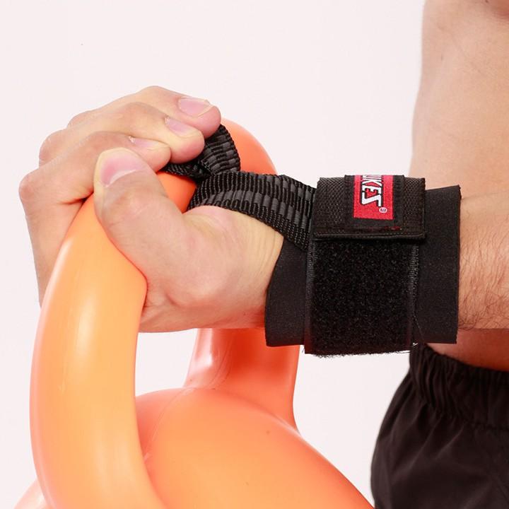 Bộ 2 Băng đai trợ lực, bảo vệ cổ tay khi nâng tạ, đu xà cho nam và nữ