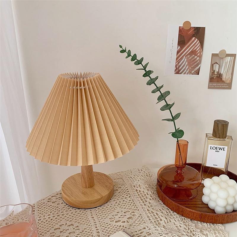 Đèn LED chiếu sáng đầu giường/ để bàn/ trang trí phòng ngủ kiểu Bắc Âu cắm USB phong cách cổ điển