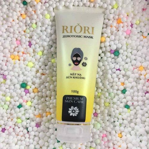 Mặt Nạ Bùn Khoáng Riori Zerotoxic Mask (100g) - Tặng Kèm Vòng Tay Phong Thủy May Mắn