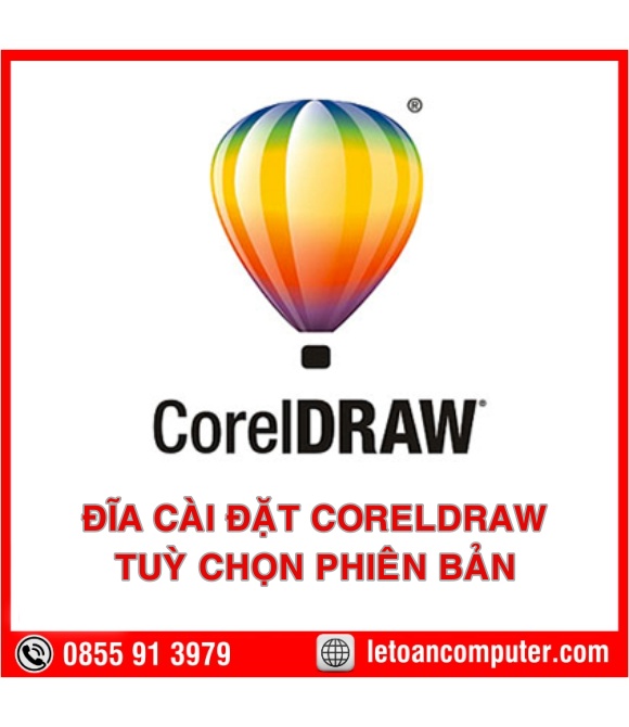 Đĩa Cài Đặt Phần Mềm CorelDRAW Tuỳ Chọn Phiên Bản