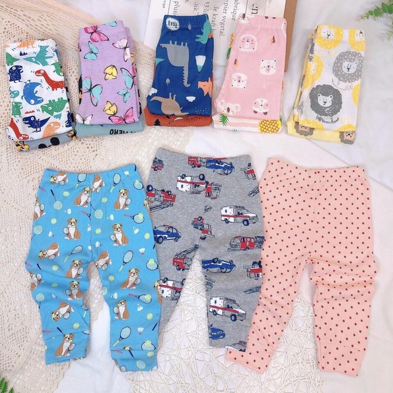 Combo 10 quần bozip DÀI cho bé trai/ bé gái