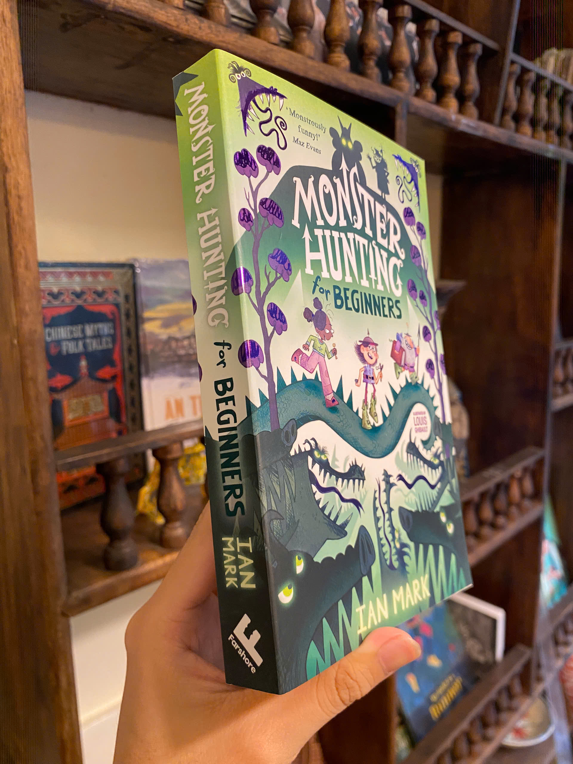 Sách - Monster Hunting for Beginners by Ian Mark | English Children's Fantasy Fiction Novel