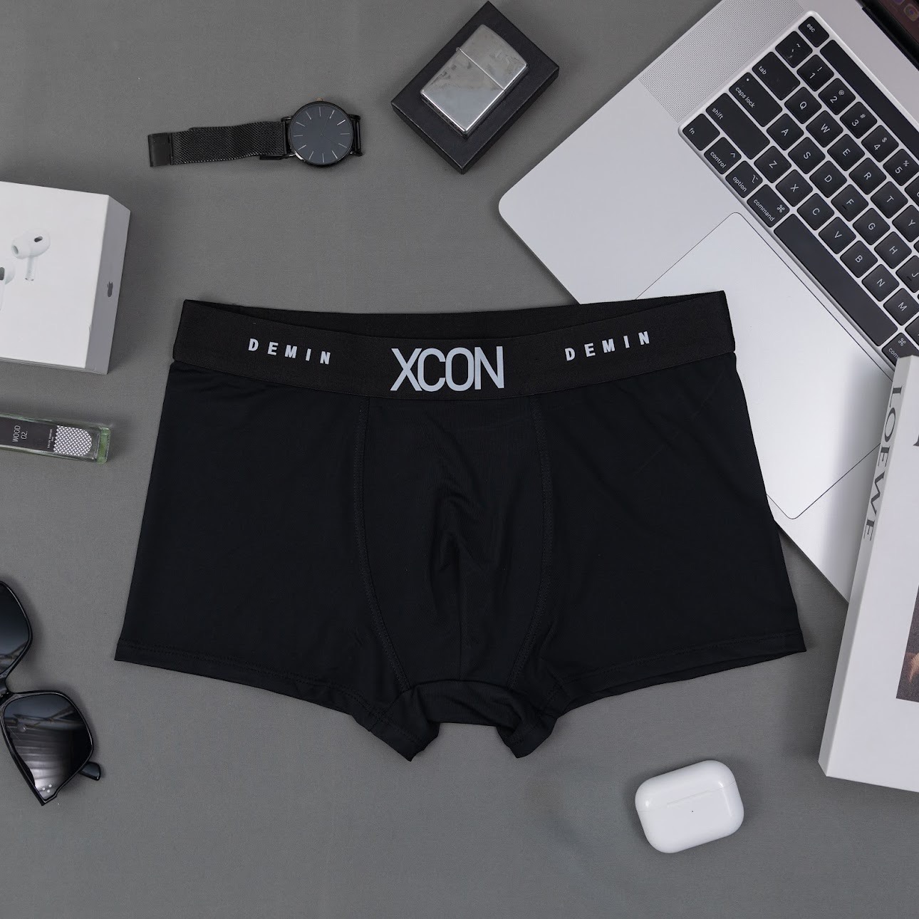Combo 4 Quần Lót Nam Boxer XCON cao cấp vải thun lạnh cao cấp, Quần Sịp Nam co dãn 4 chiều P1