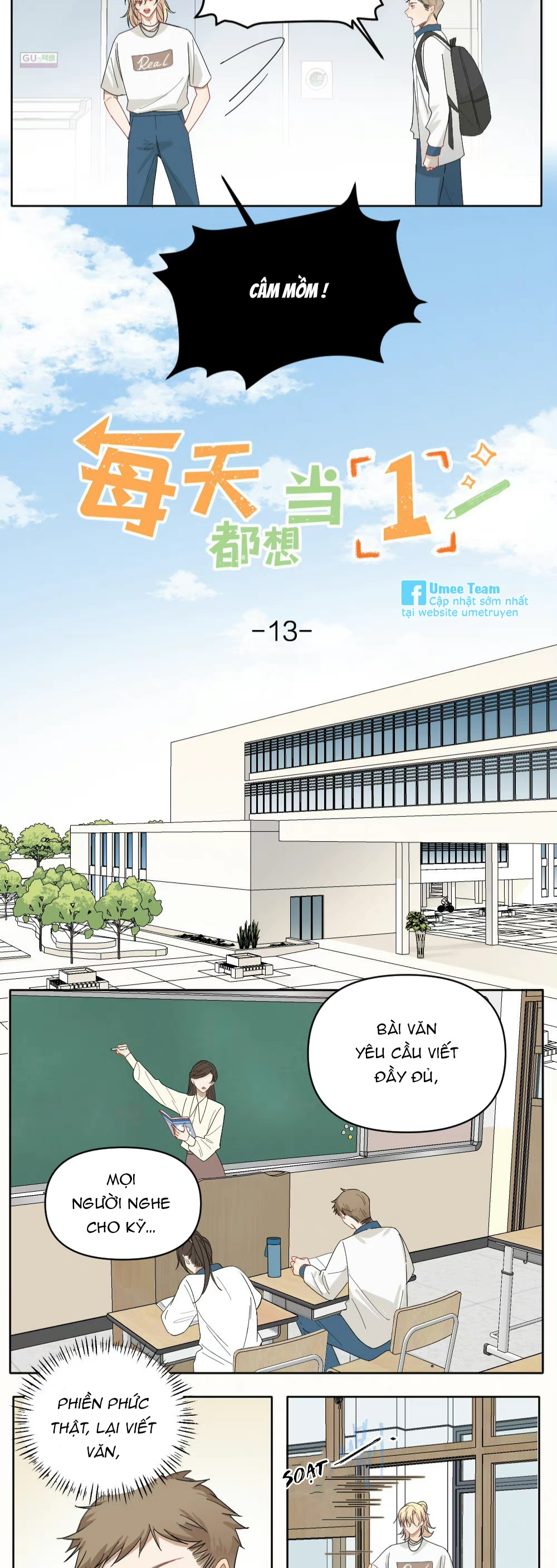 mỗi ngày đều muốn đứng hạng nhất chapter 13 4