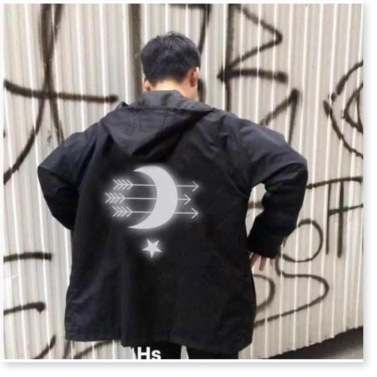 ÁO KHOÁC DÙ PHẢN QUANG UNISEX MŨI TÊN MẶT TRĂNG CỰC CHẤT SIÊU ĐẸP MẪU MỚI NHẤT HIỆN NAY LANA FASHION