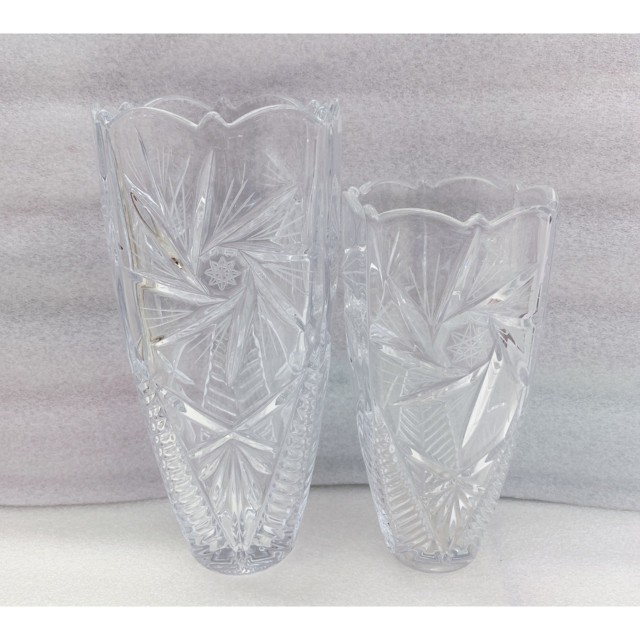 COMBO hai binh cắm hoa thủy tinh 25cm và 30cm cao cấp - ANTH501