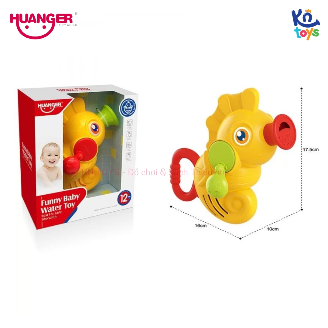 Đồ Chơi Nhà Tắm HUANGER Funny Baby Water Toy HE0269 – Chú Cá Ngựa Phun Nước Cho Bé Từ 12 Tháng Tuổi