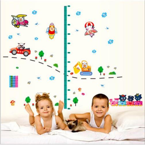 Decal thước đo giao thông cho bé