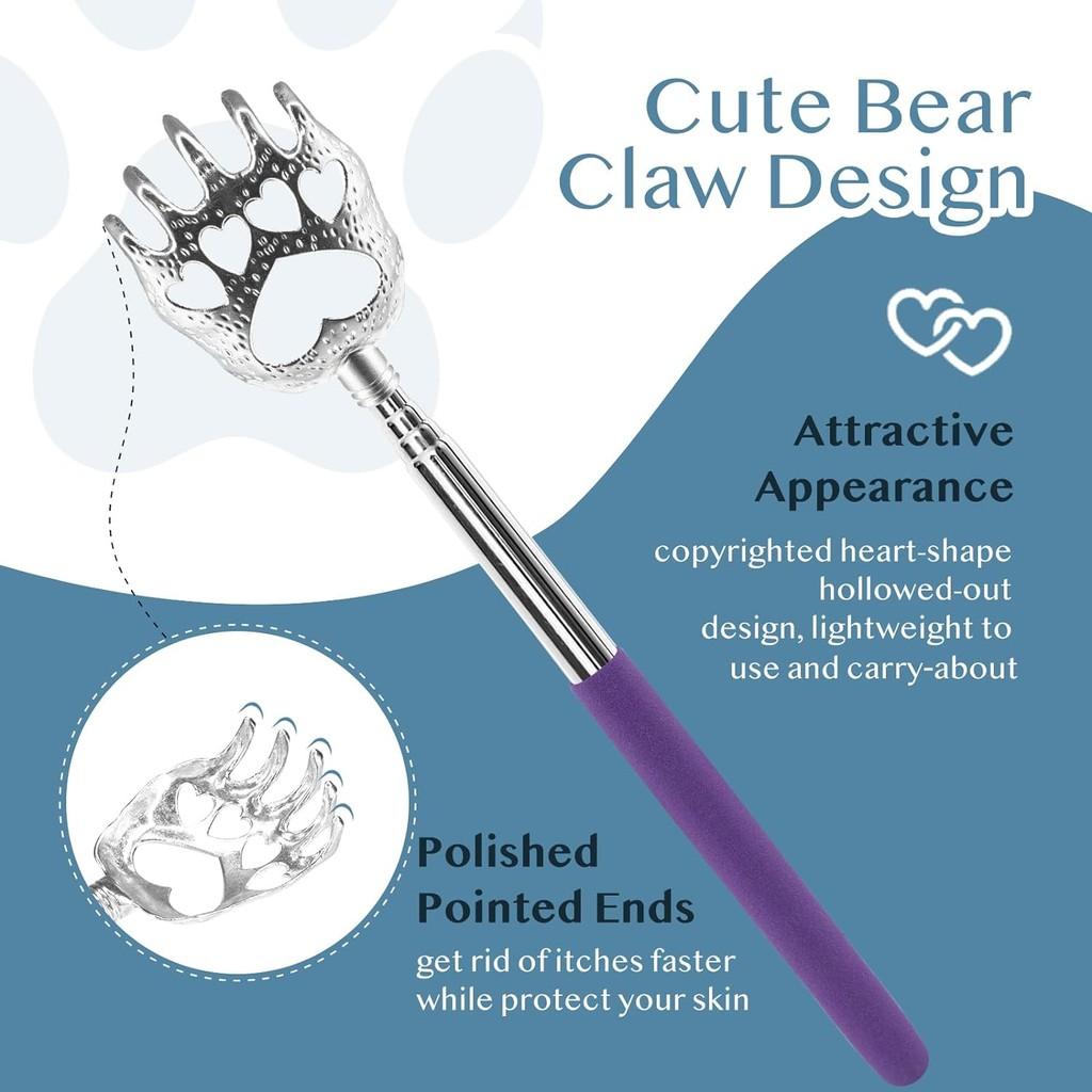Cây gãi lưng hình vuốt Bear kéo dài thu ngắn tùy ý với hình bàn tay nhọn gãi đã hơn tay tù B0163