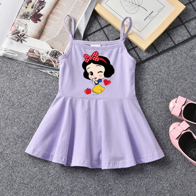 CHENGRUI Cô gái mùa hè váy trẻ em nhỏ treo váy mùa hè phong cách phương Tây bé vest đầm