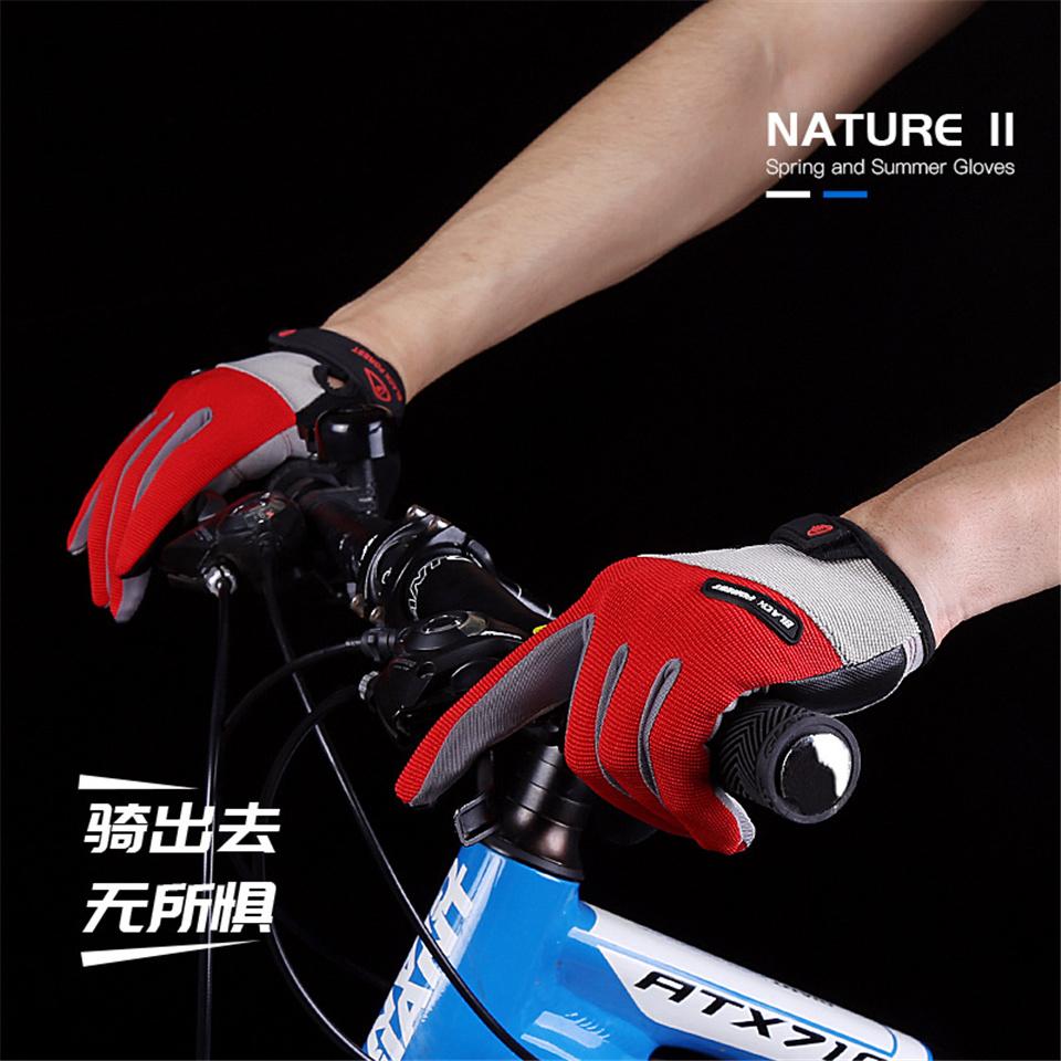 Full Ngón Tay Găng Tay Phượt Chống Trượt Do Va MTB Đường Xe Đạp Thể Thao Ngoài Trời Thể Dục Màn Hình Cảm Ứng Đệm Găng Tay unisex